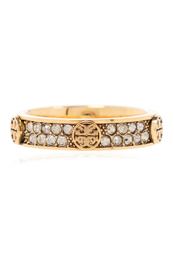 GOLD ‘Miller’ ring with logo