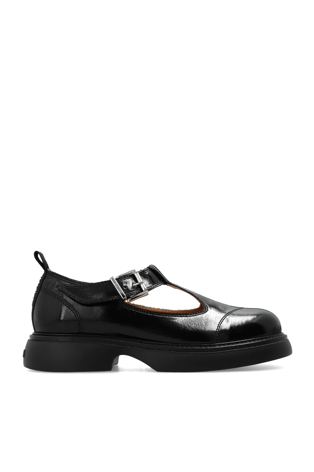 Boots with glossy finish