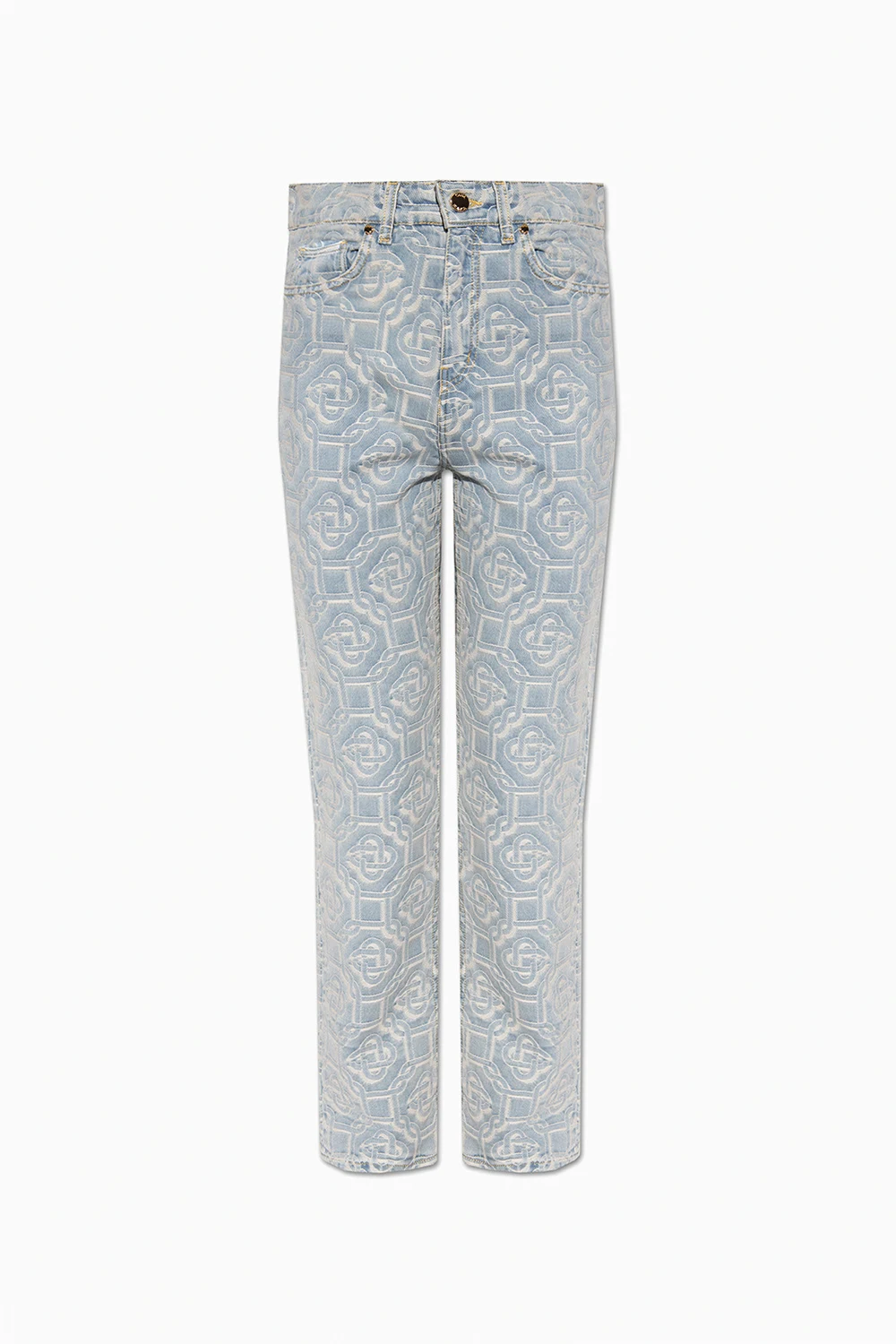 Jeansy z monogramem