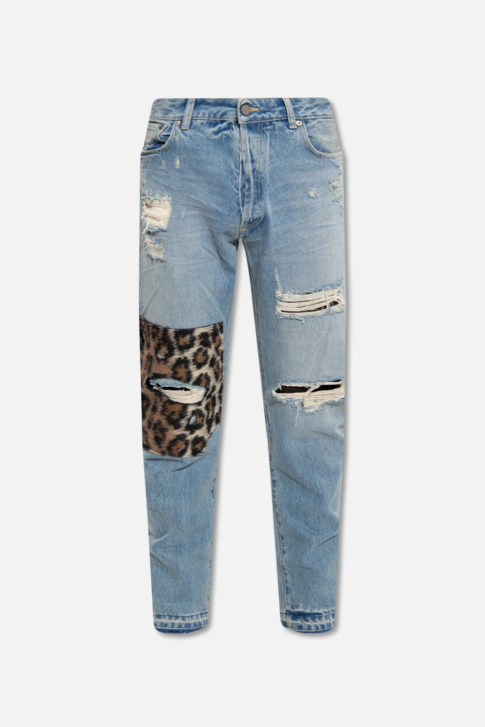 Jeans with patches