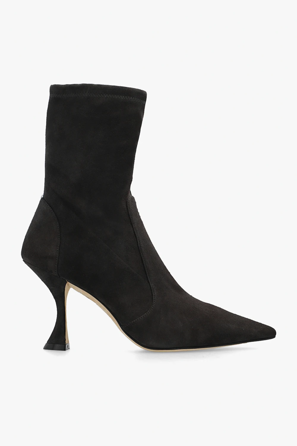‘X Curve’ heeled ankle boots