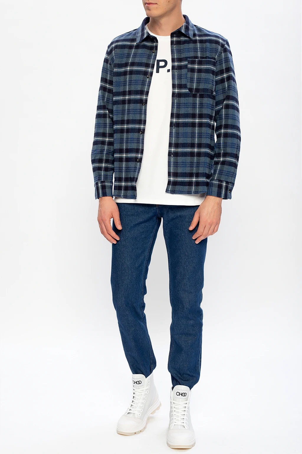 T-shirt with velvet logo