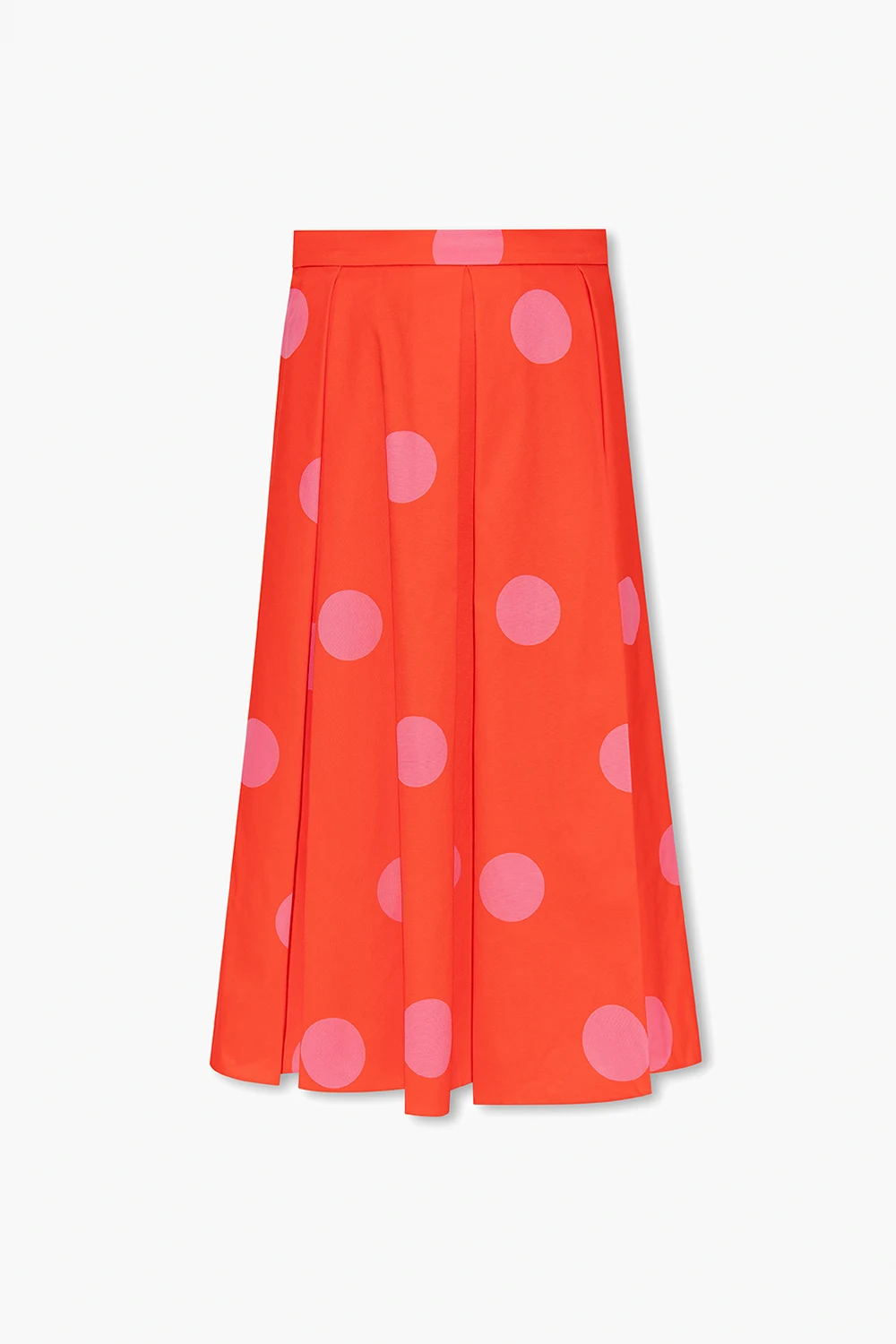Skirt with dotted pattern