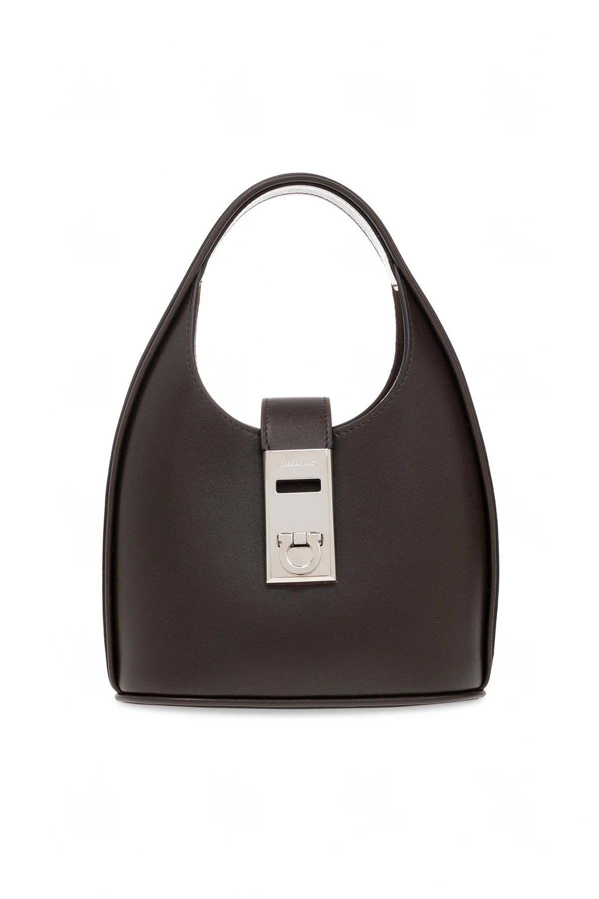 Leather hobo handbag