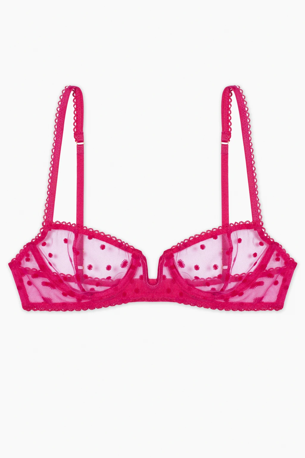 Transparentny biustonosz ‘Framboise’