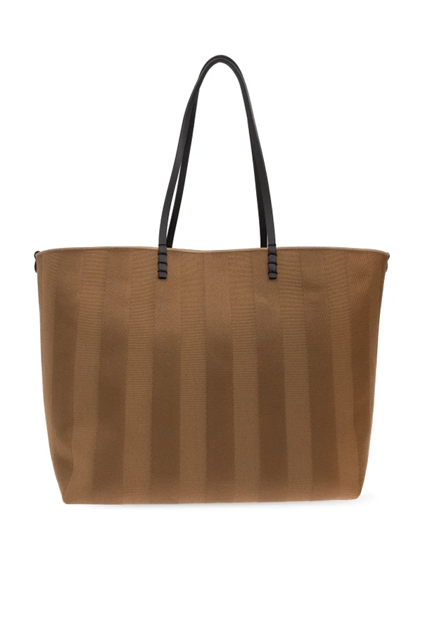 BRĄZOWY Torba `Roll Large` typu `shopper`