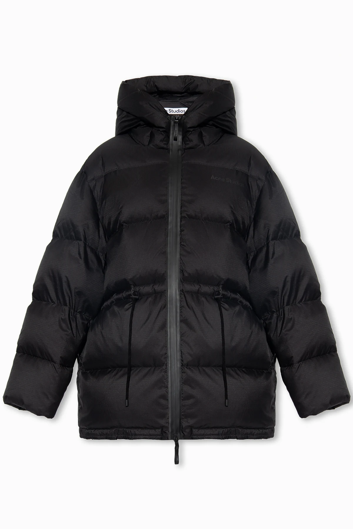 Hooded down jacket