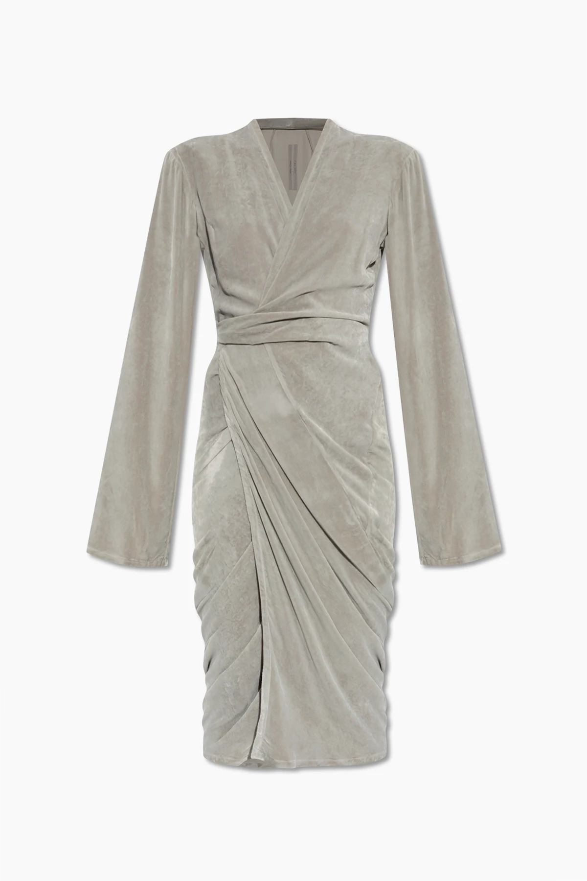 ‘Wrap’ velour dress