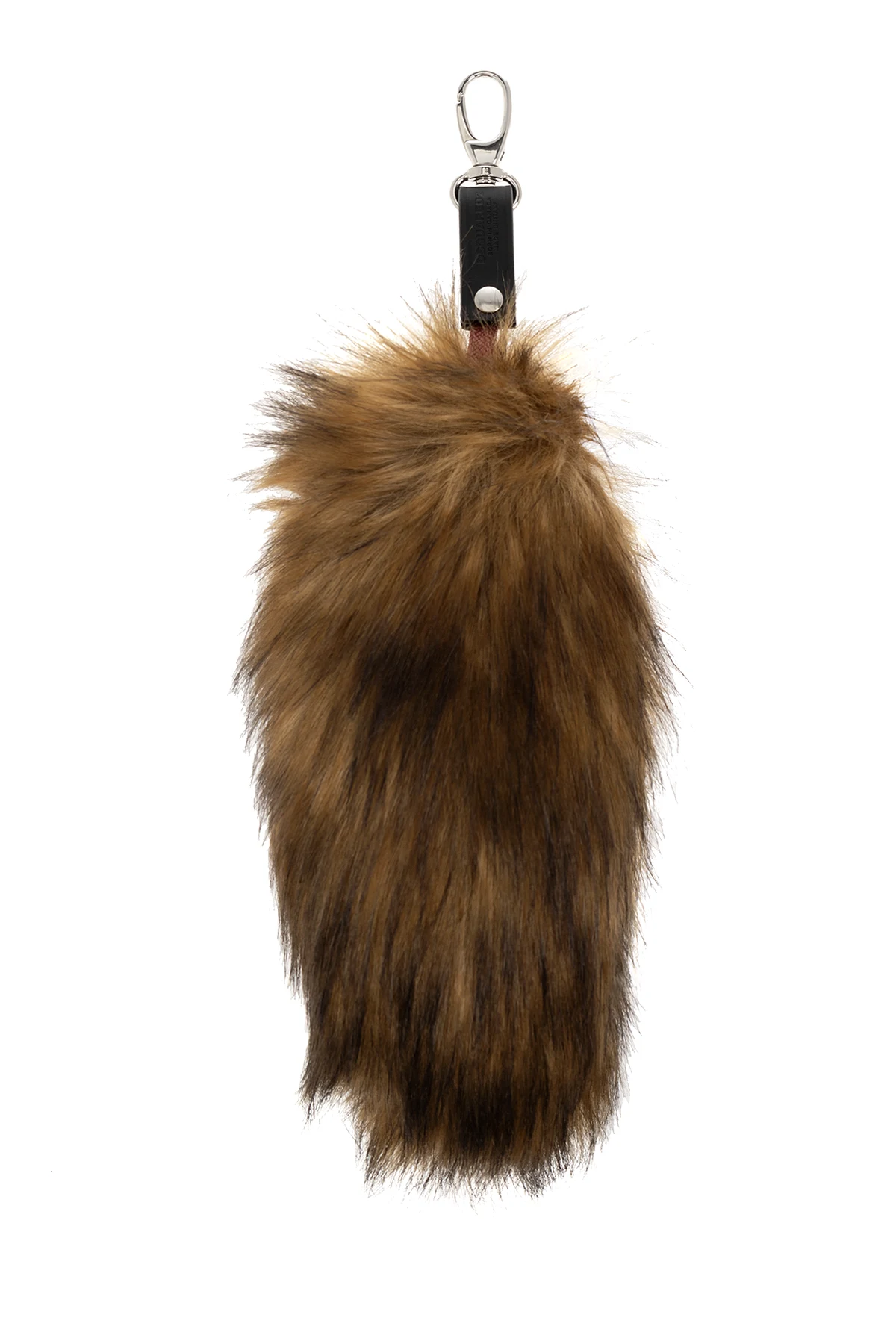 Keyring with fuzzy pendant