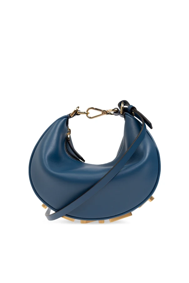 GRANATOWY Torba do ręki Fendigraphy  Mini’