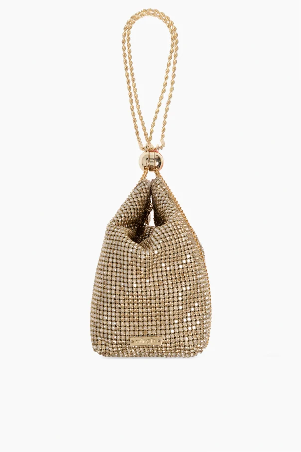 GOLD Handtasche Rue mit schimmernden Applikationen