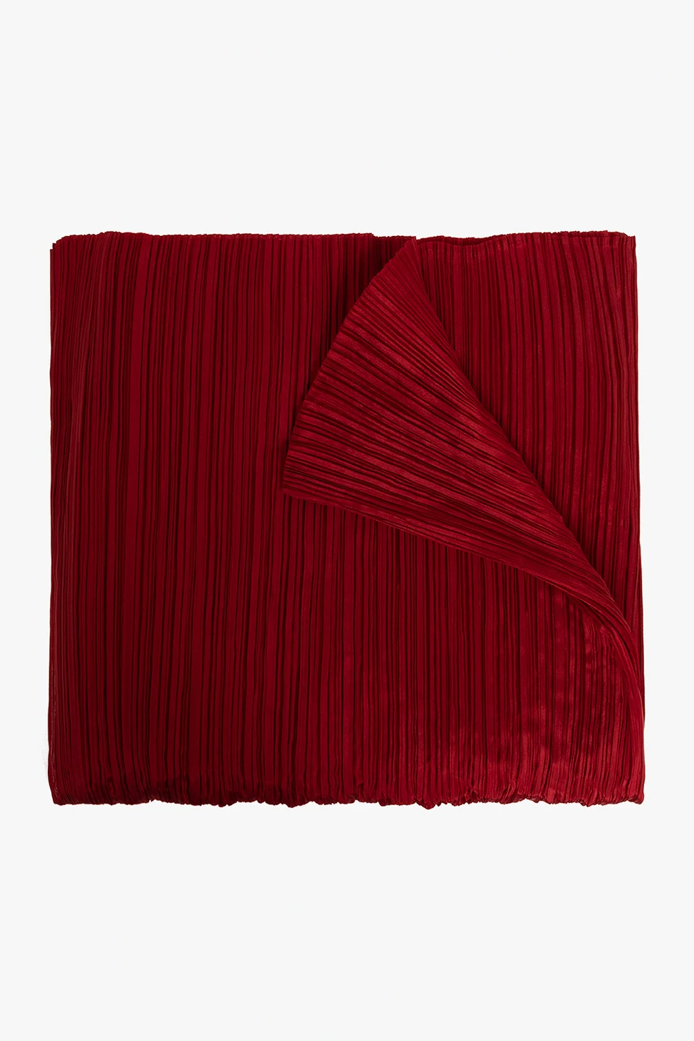 Pleated scarf
