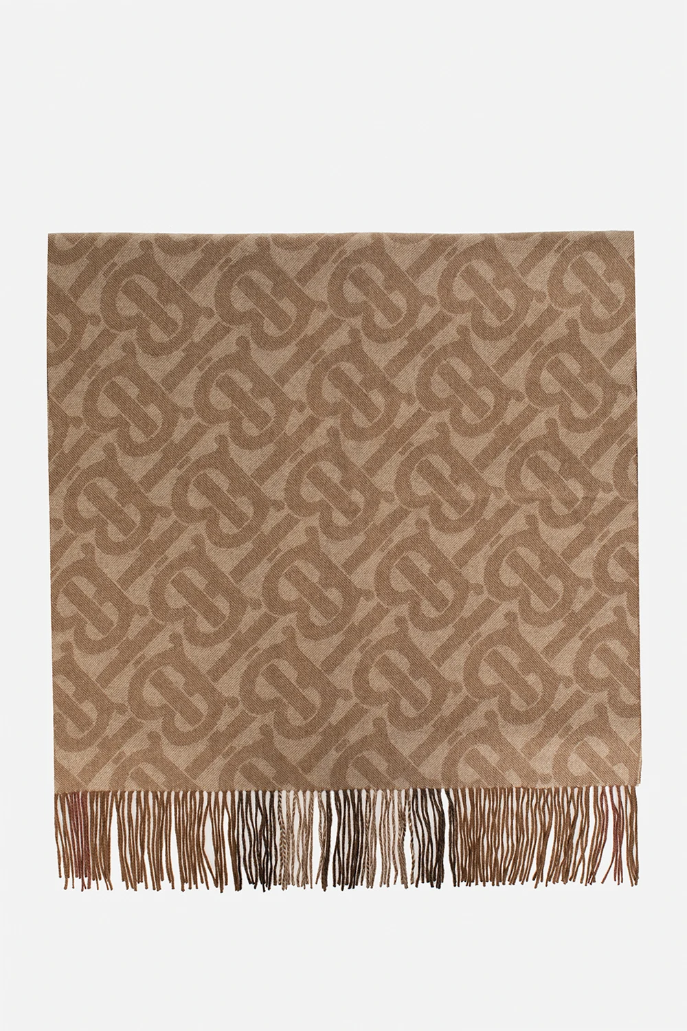 Brown Reversible Cashmere Scarf