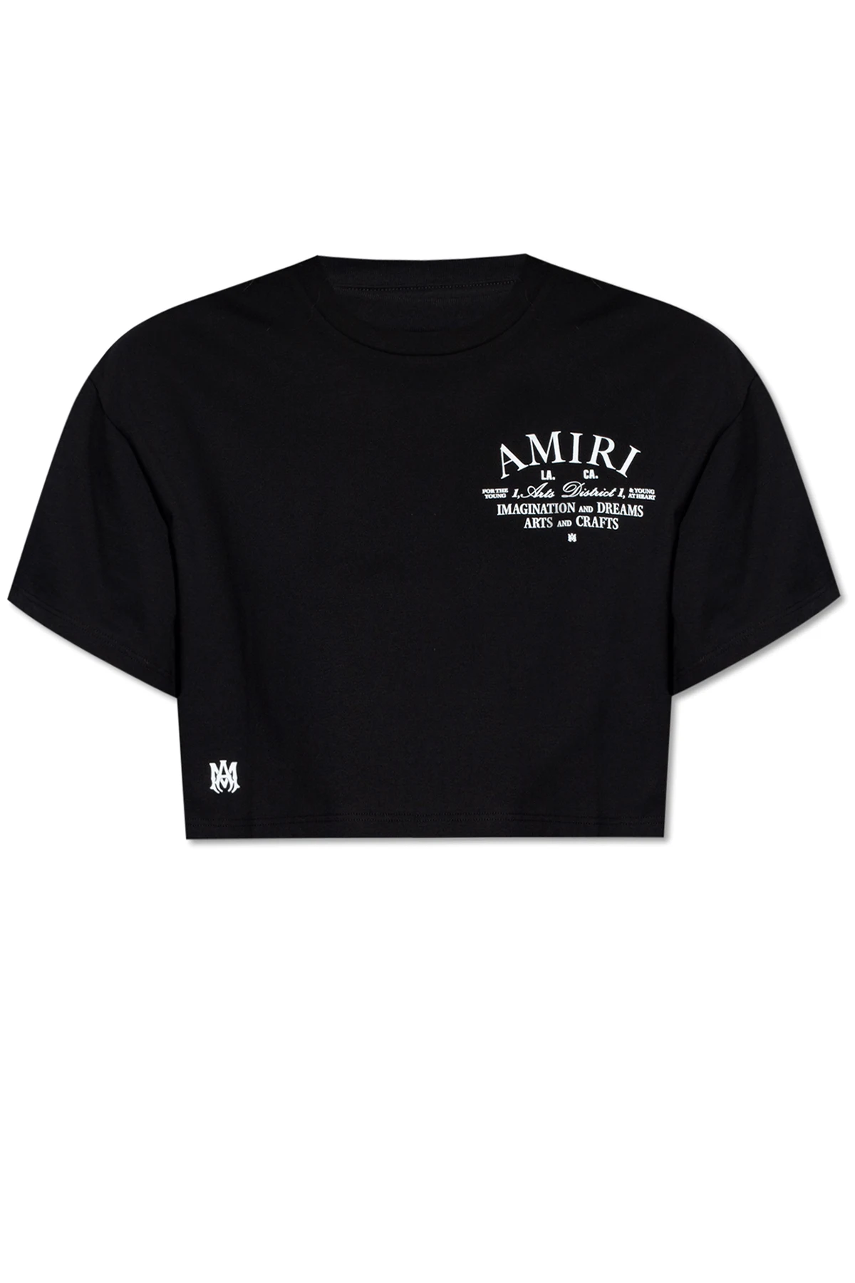 Cropped T-shirt with logo