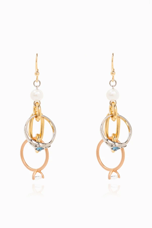 GOLD Earrings with pendants