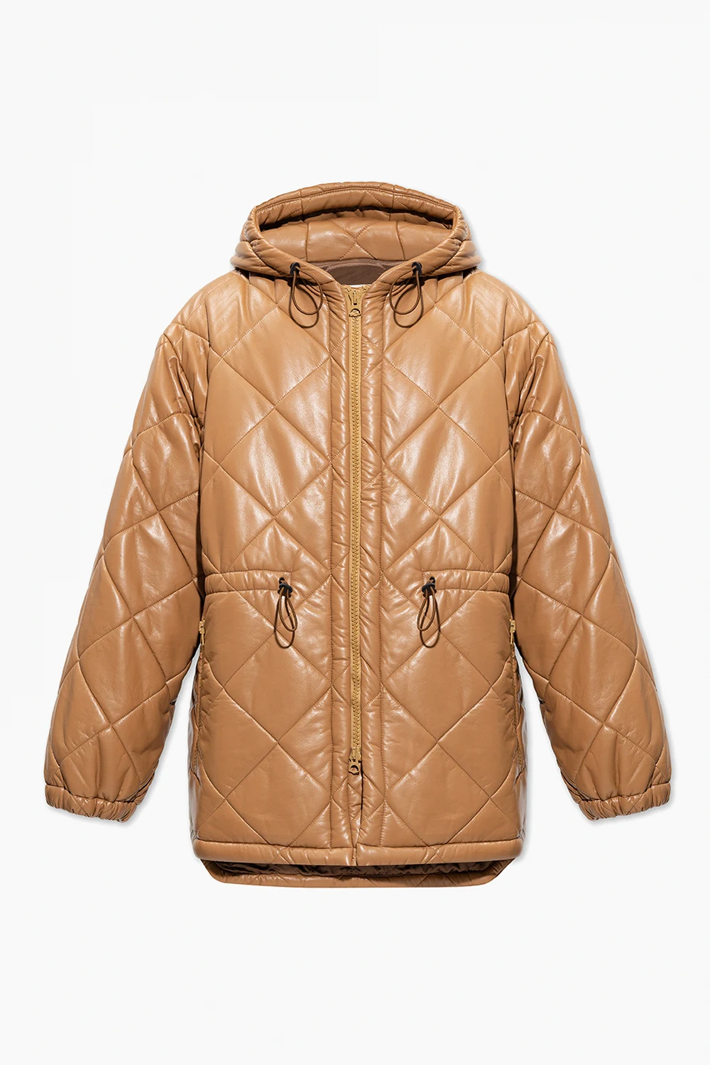 Hooded quilted jacket