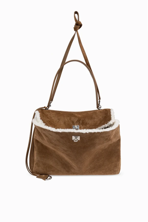 BRĄZOWY Torba typu `shopper`