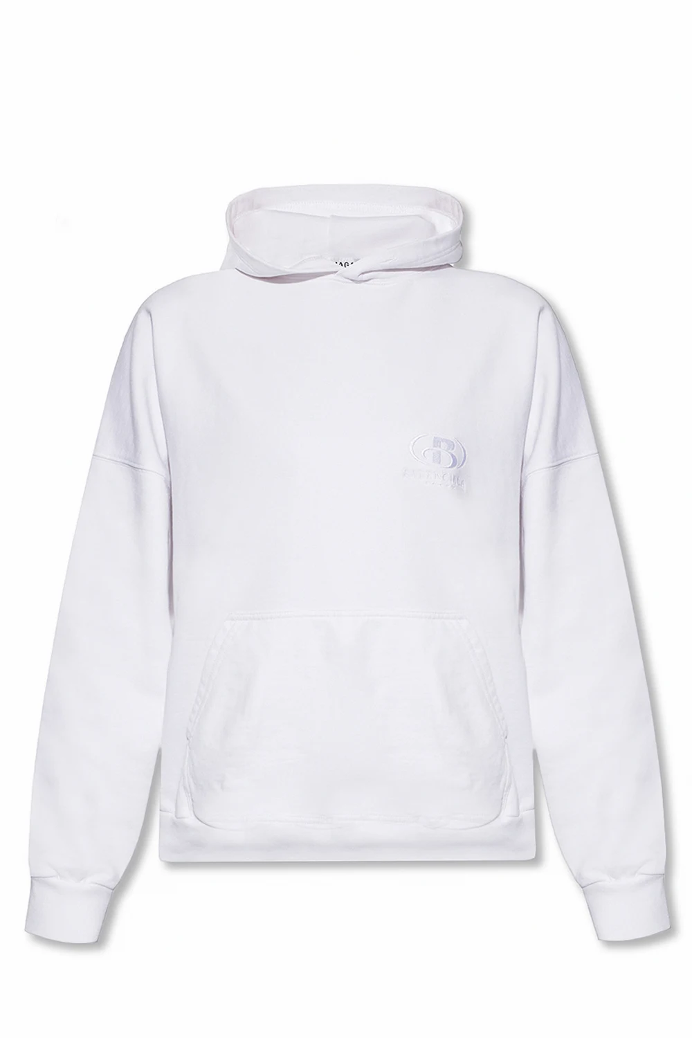 Logo-embroidered hoodie
