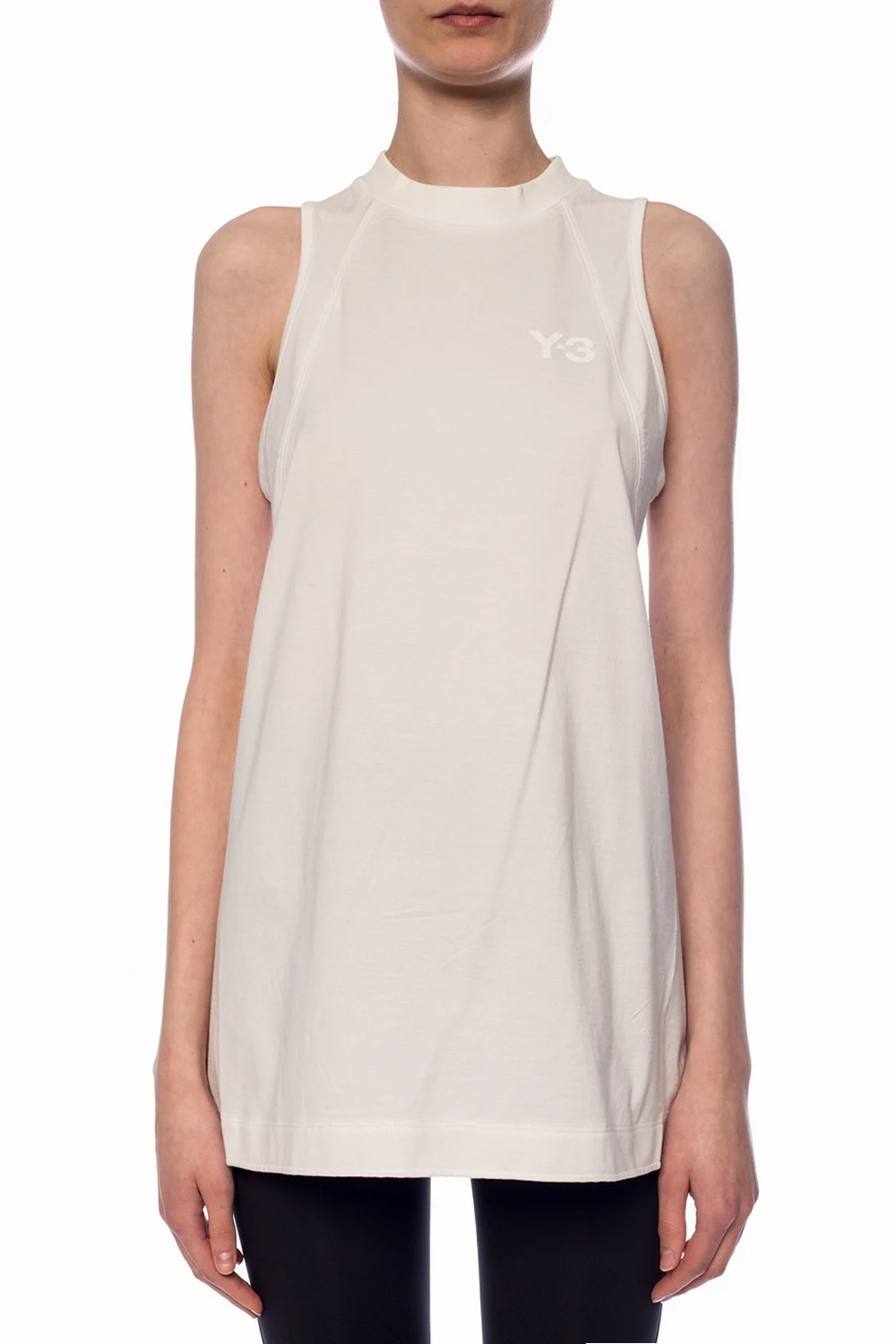 Sleeveless top with logo