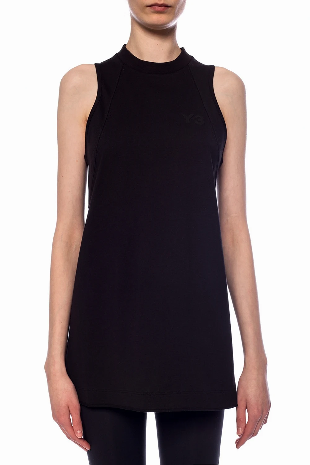 Logo-printed tank top