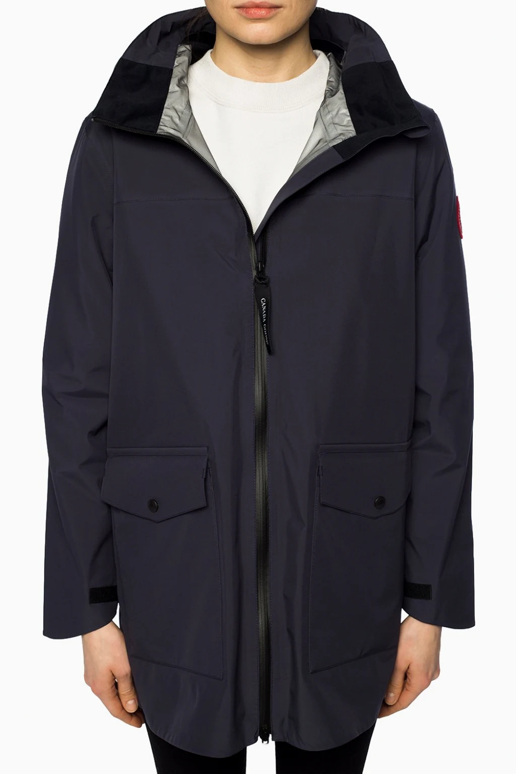 'Wolfville' drawstring hood jacket