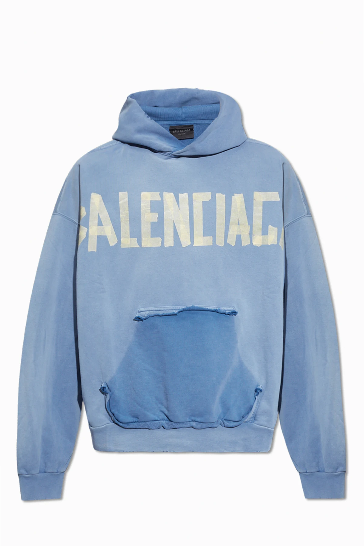 Hoodie with vintage effect