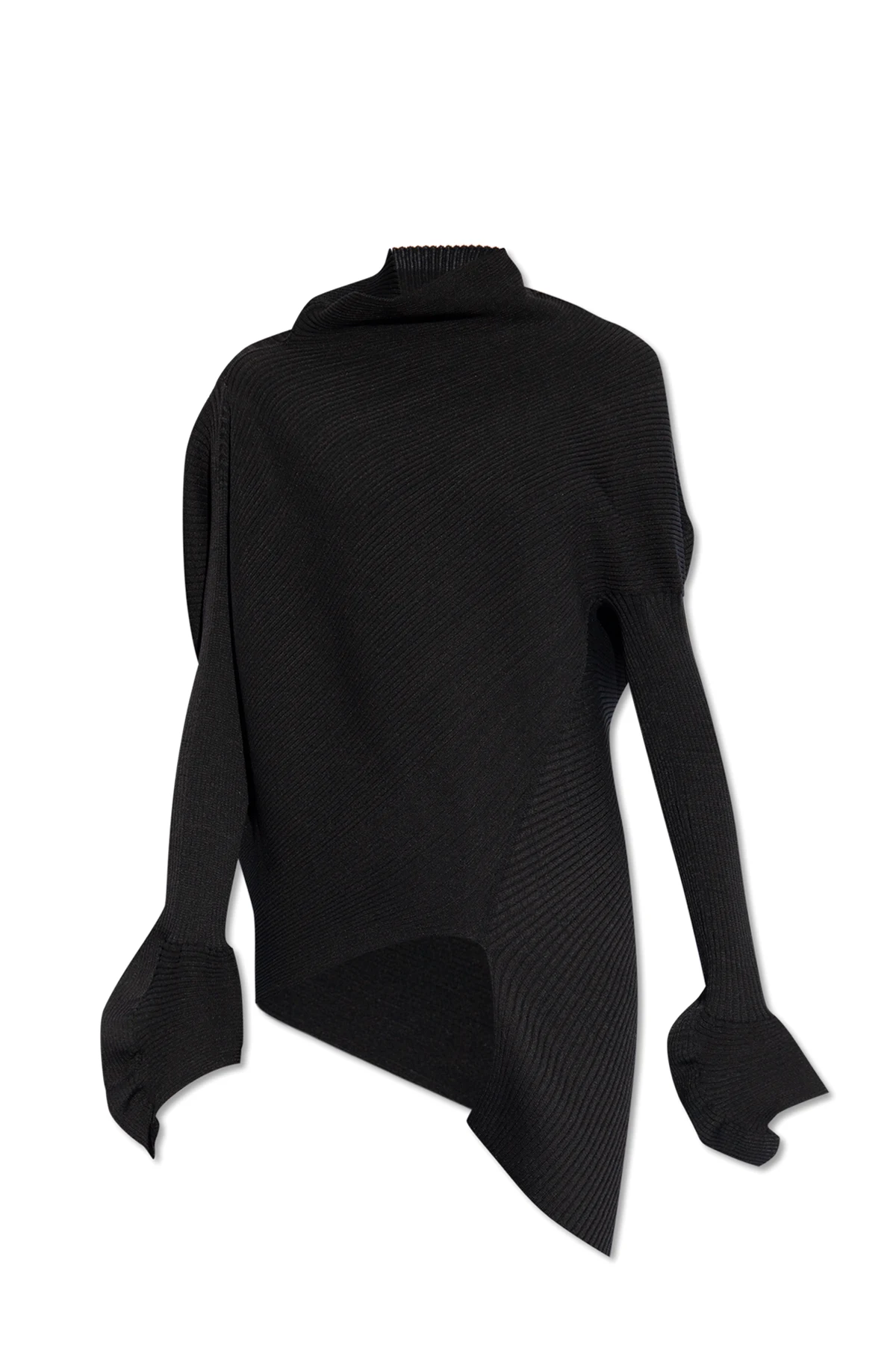 Ribbed turtleneck sweater