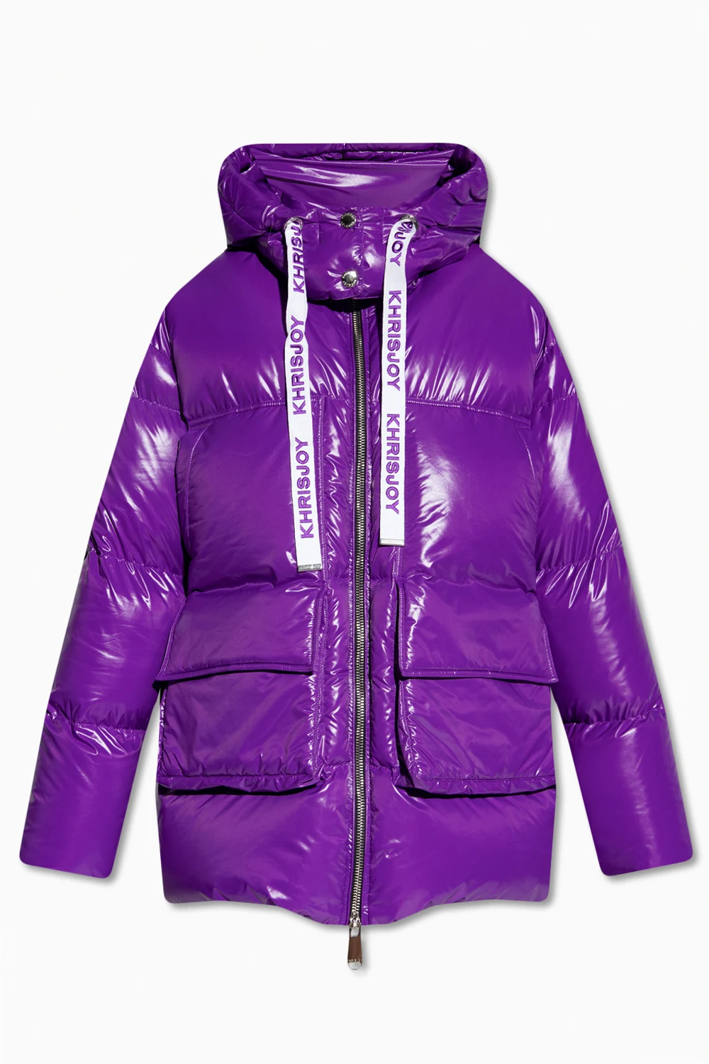 Quilted down jacket