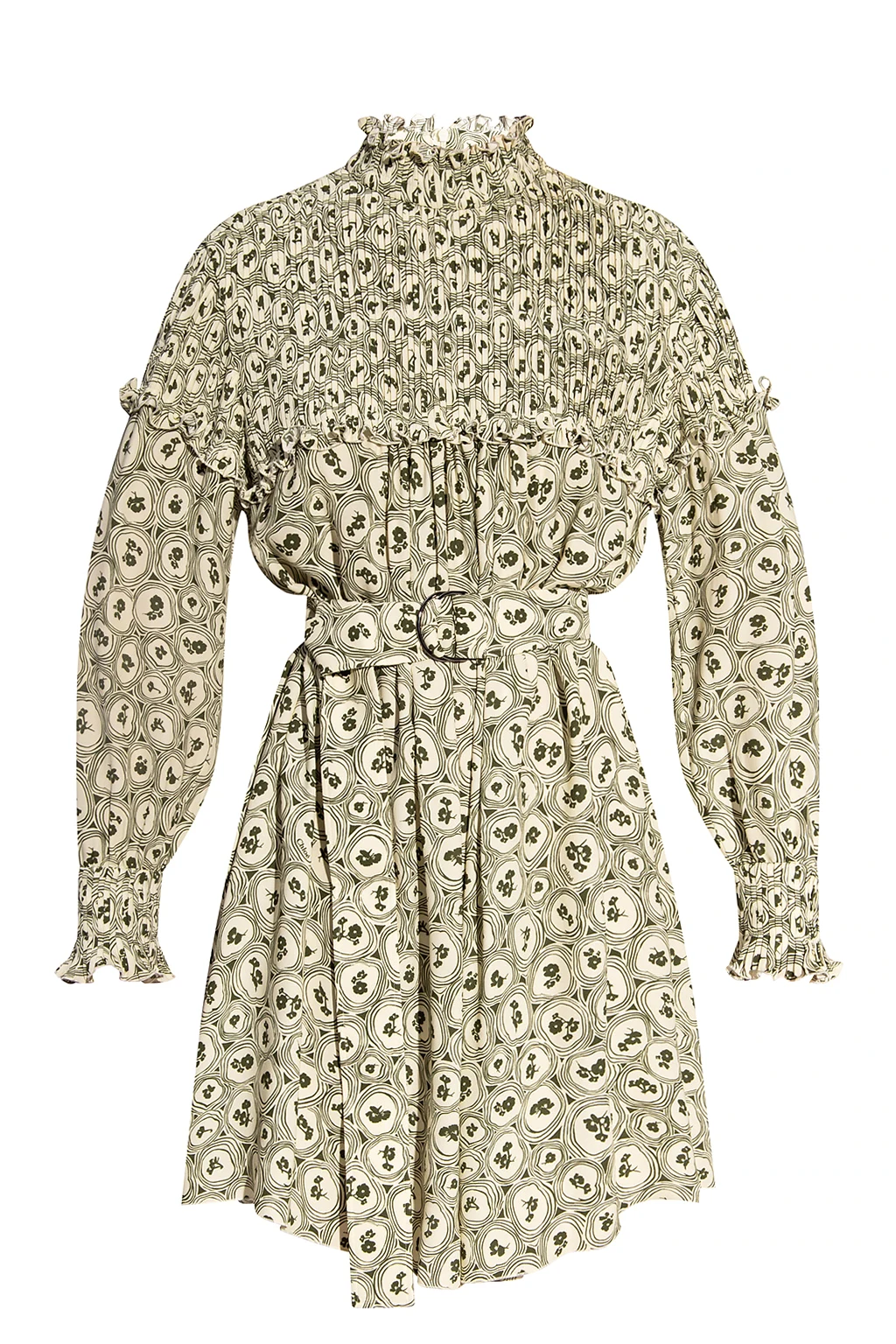 Dress with mock neck