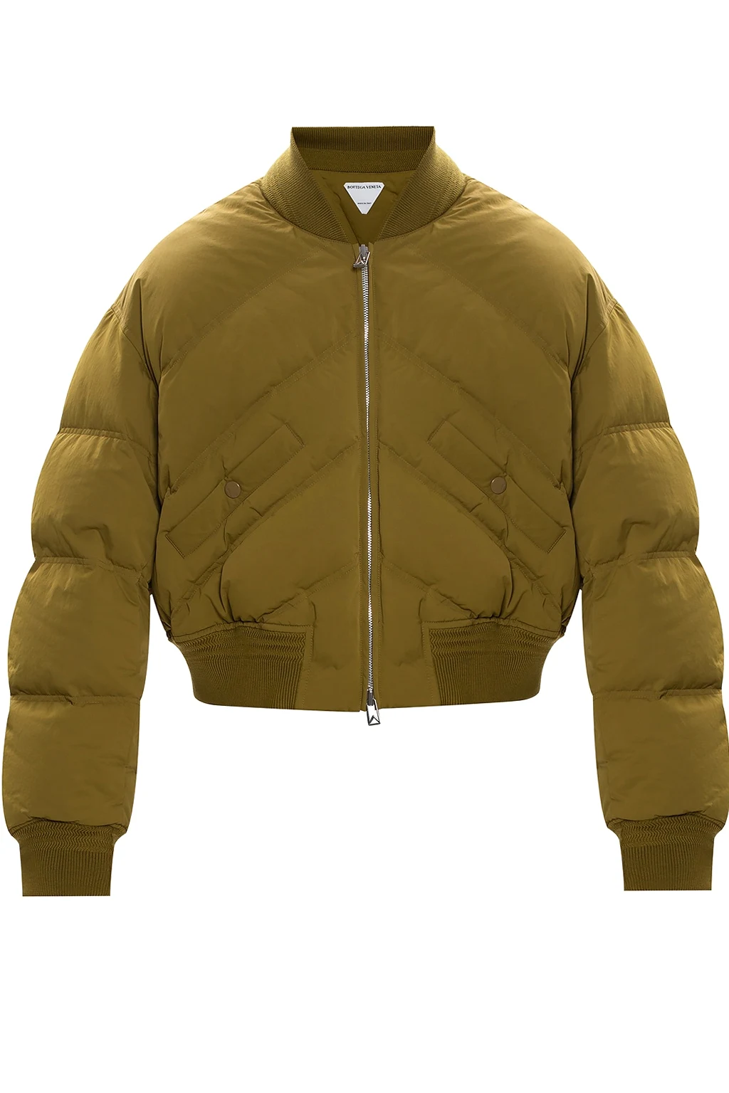 Puchowa kurtka typu ‘bomber’