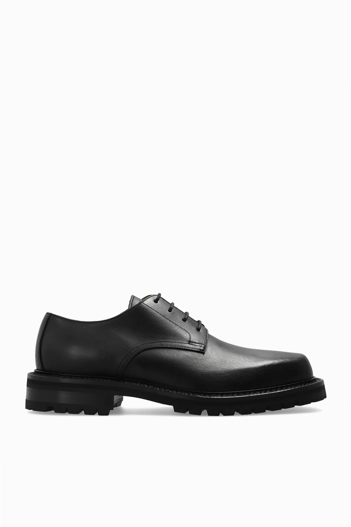 Leather derby shoes