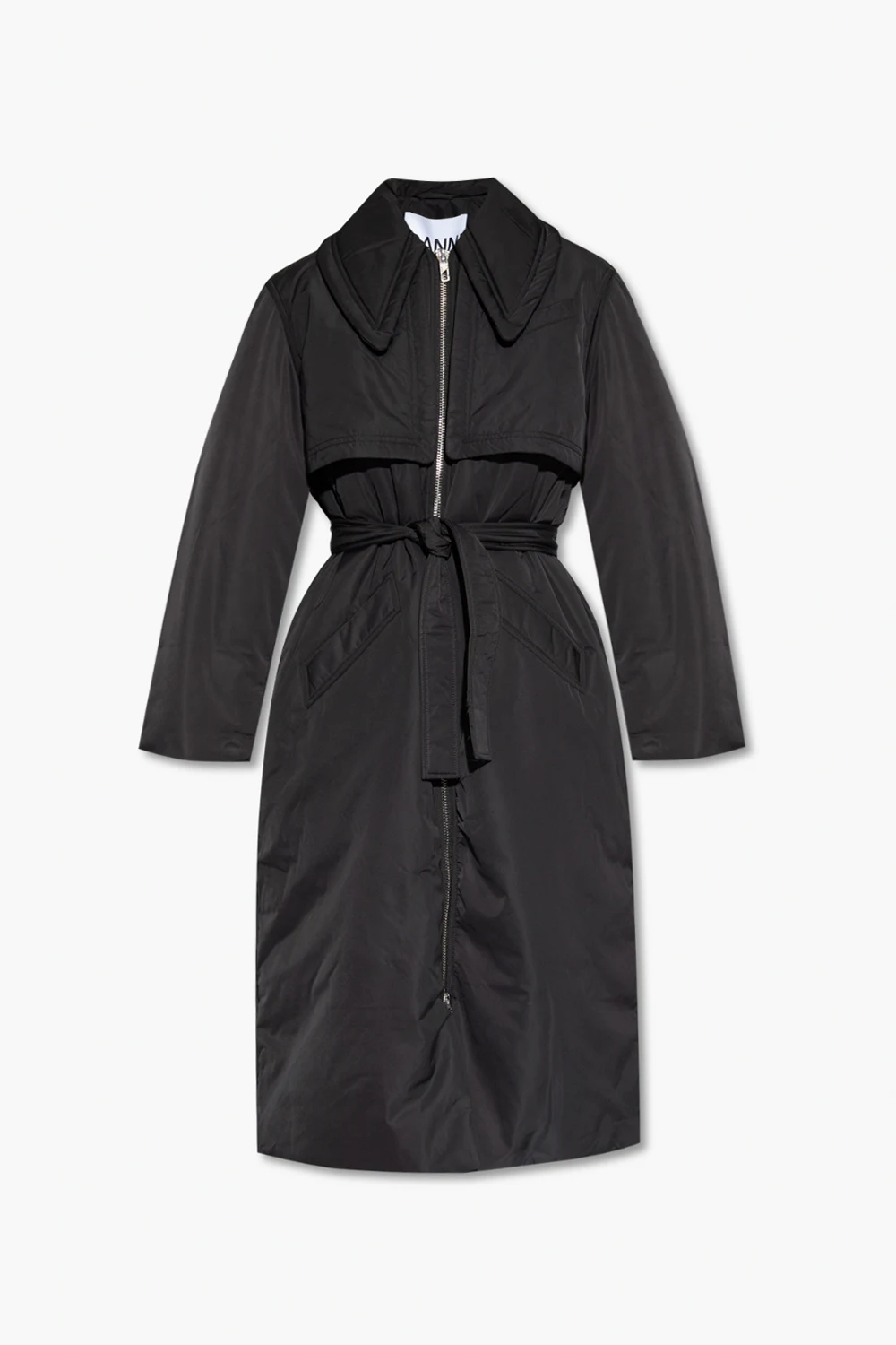 Insulated coat with collar