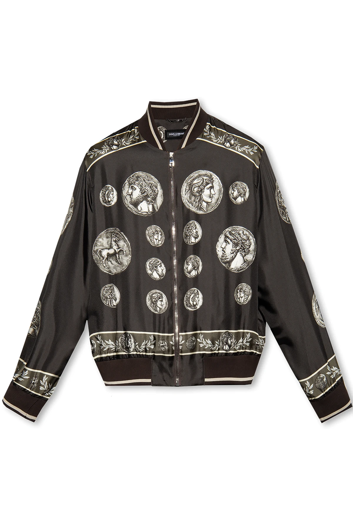 Silk bomber jacket