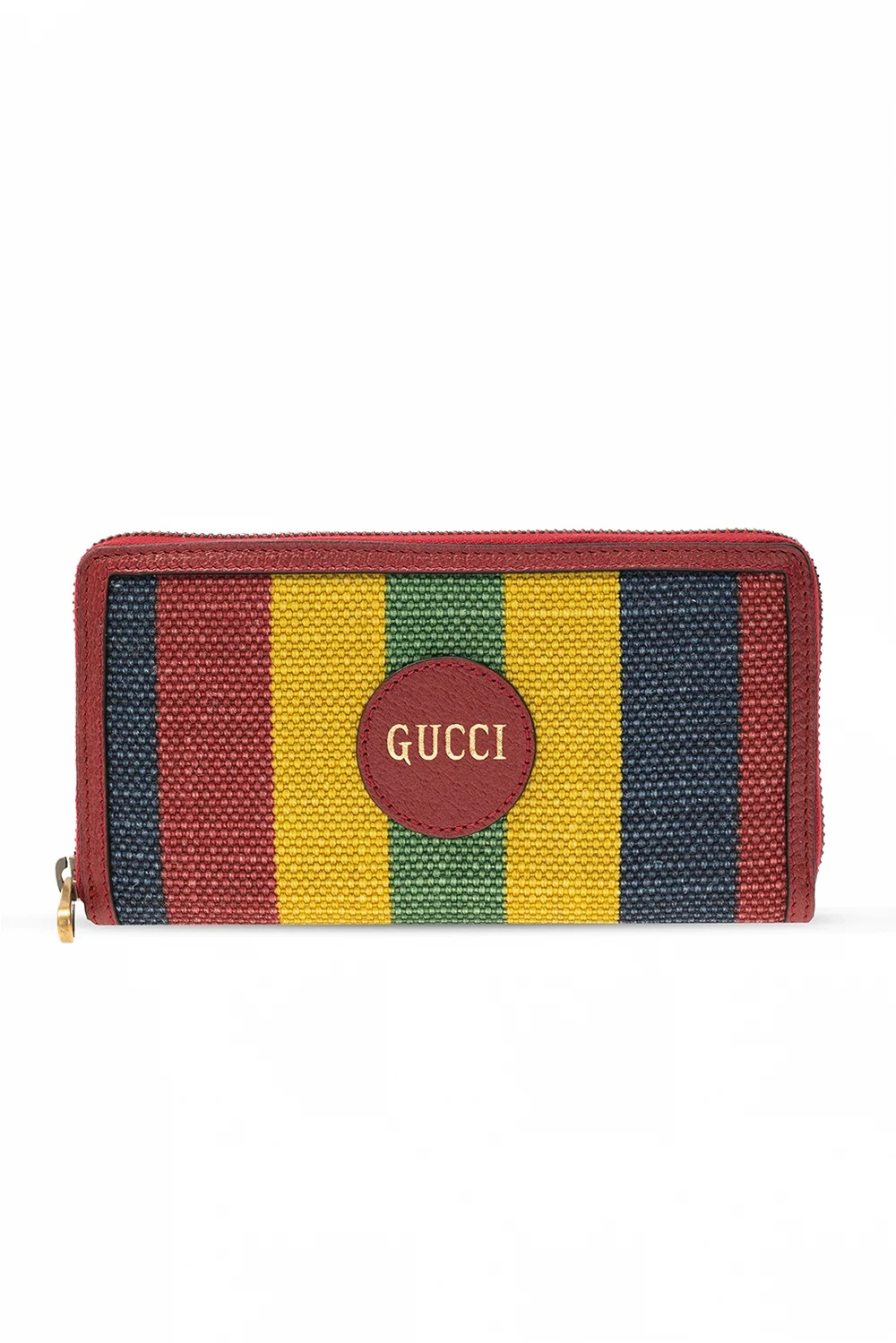Woven wallet with logo