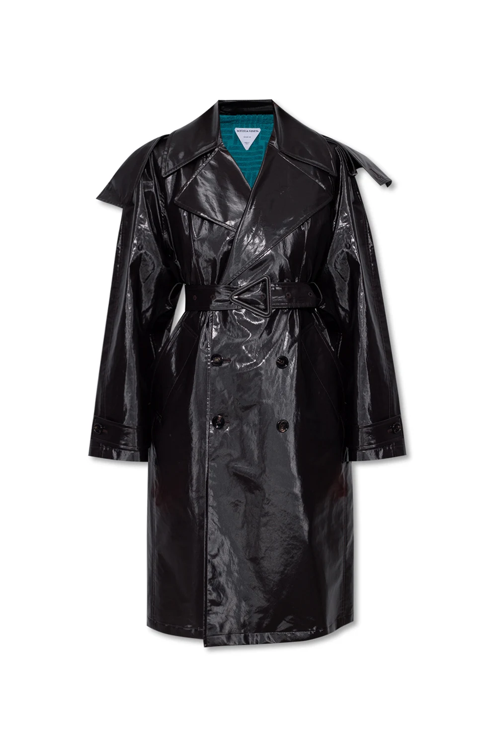 Double-breasted trench coat