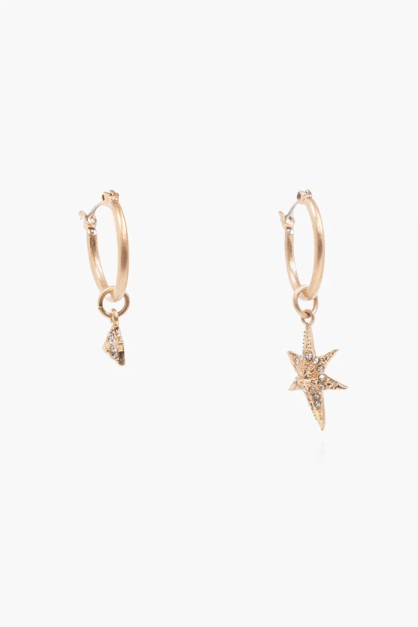 GOLD Earrings with charms