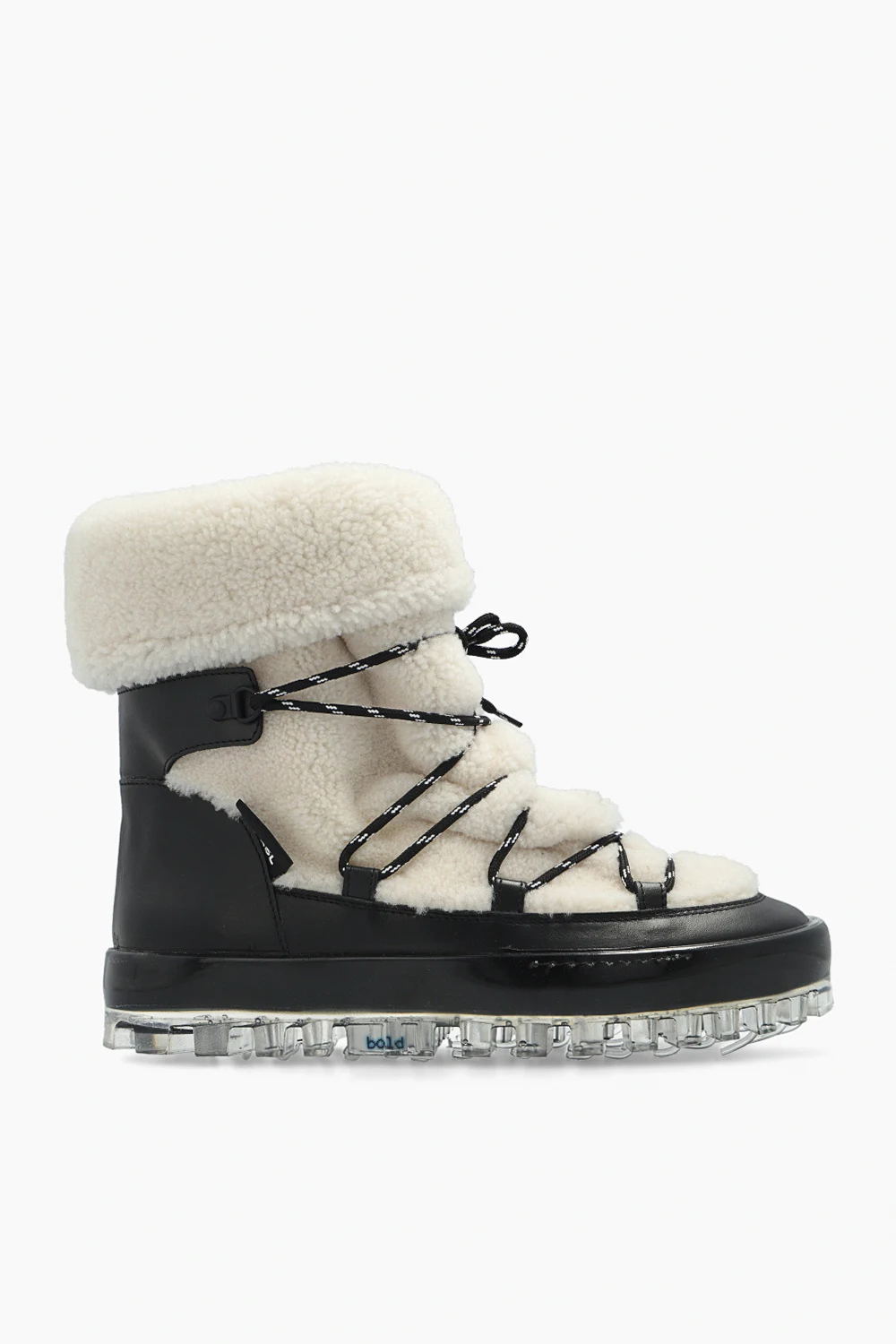 Leather snow boots