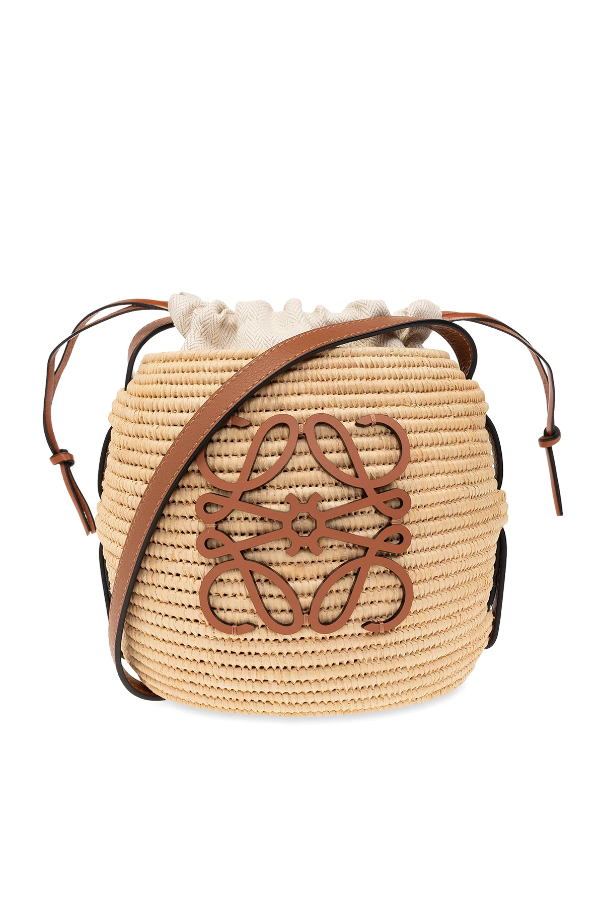 'Beehive Basket' bucket shoulder bag
