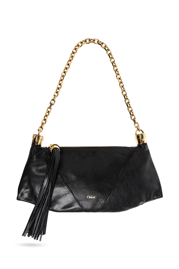 SCHWARZ Schultertasche Foulard Small