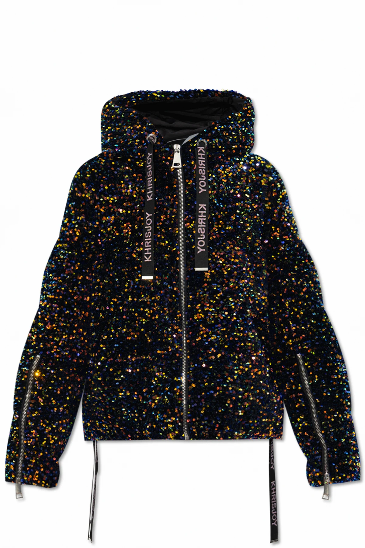 Sequinned down jacket
