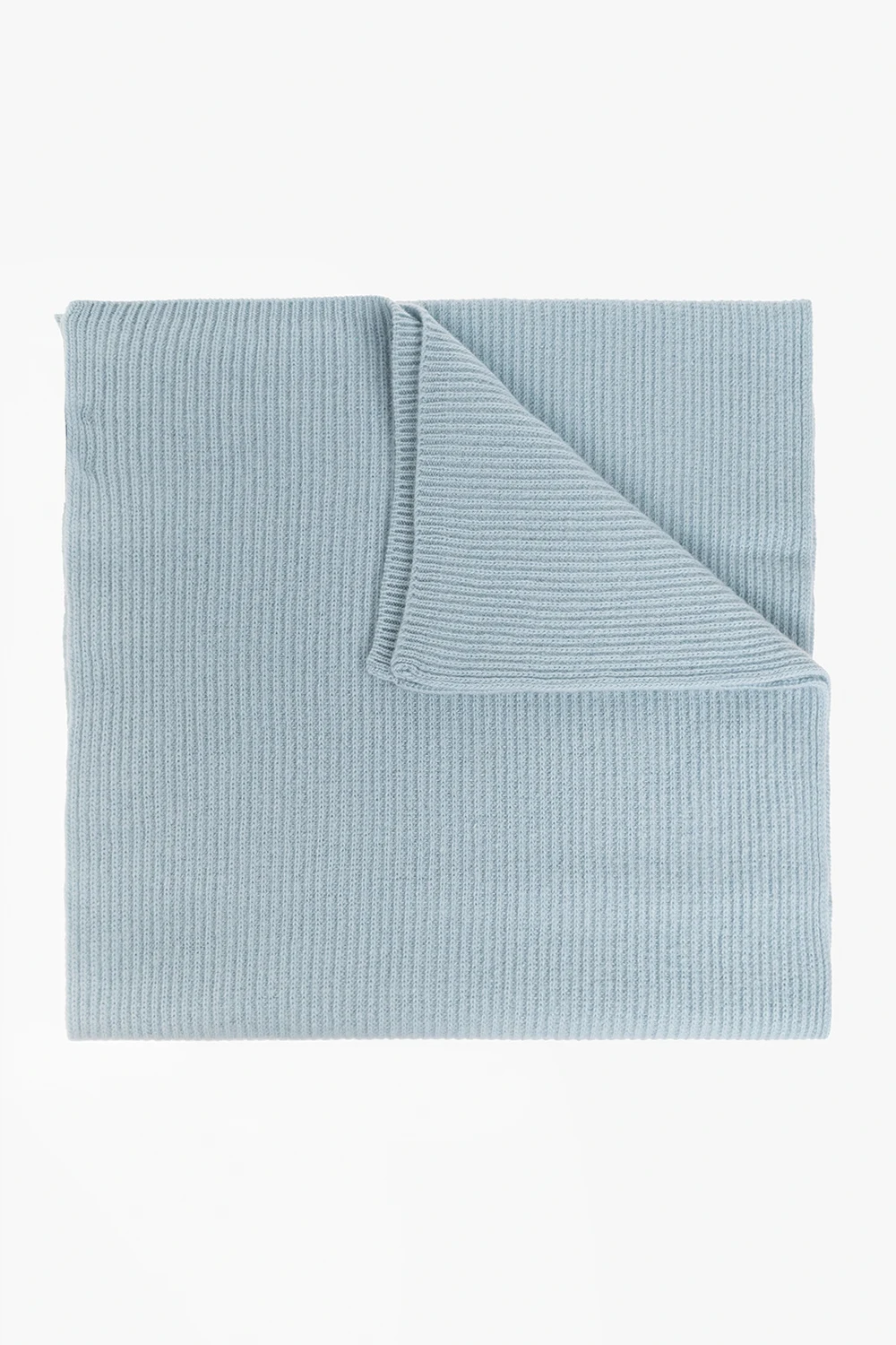 Logo-patched scarf