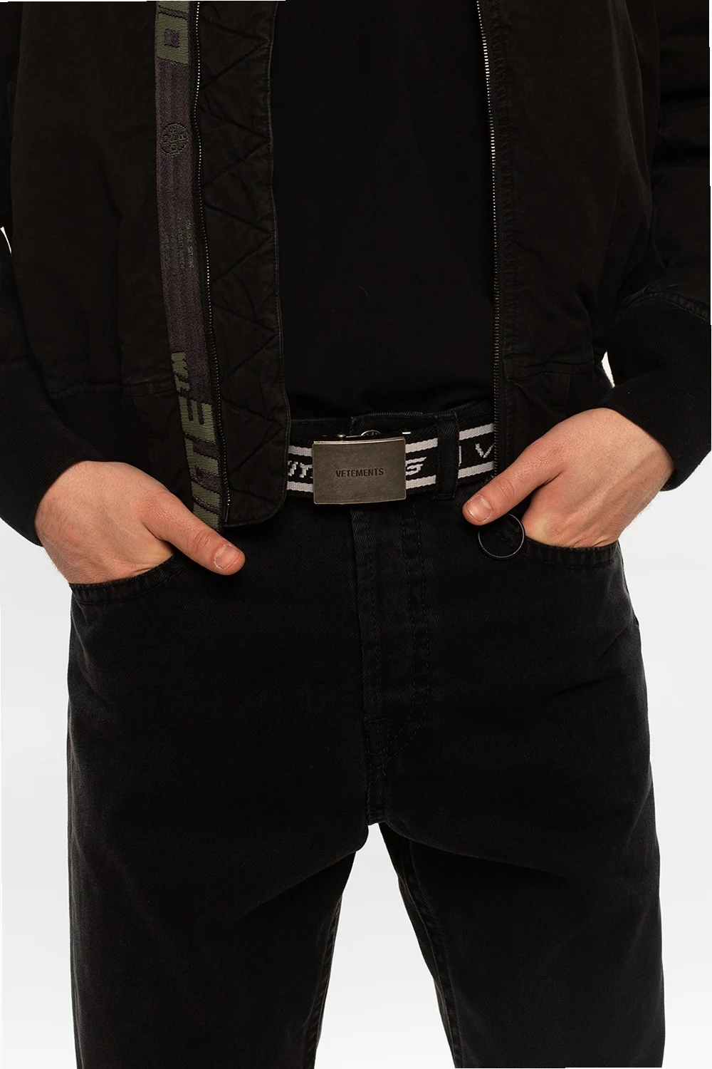 Belt with logo