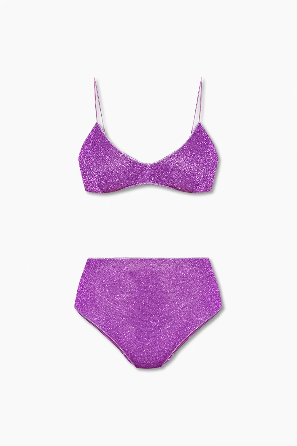 Bikini with lurex finish