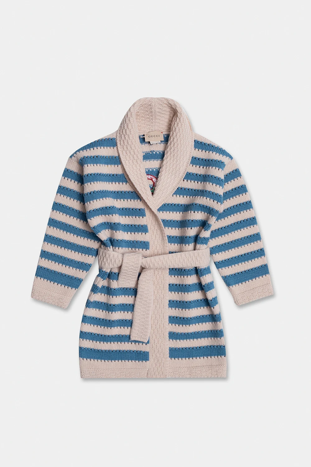 Cardigan with logo