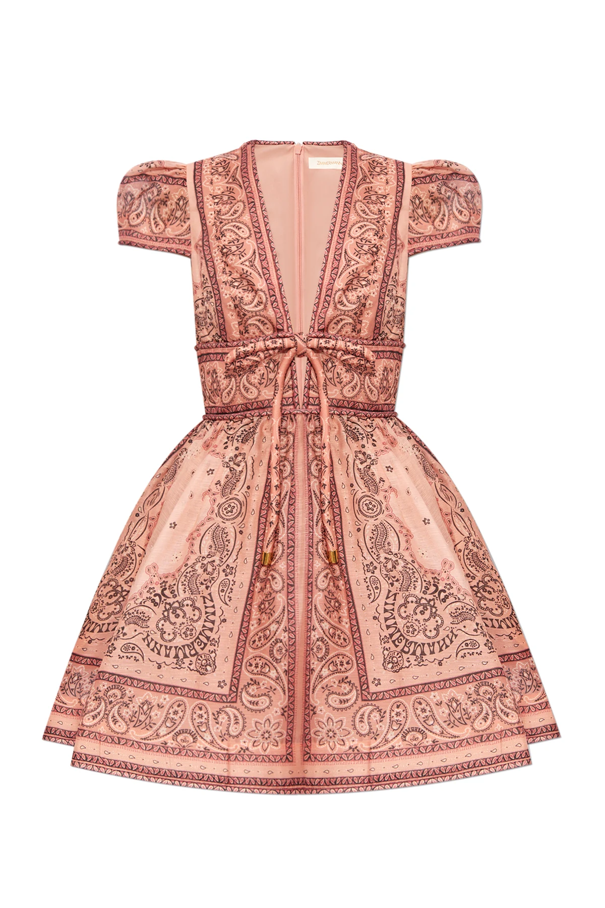 Dress with paisley motif
