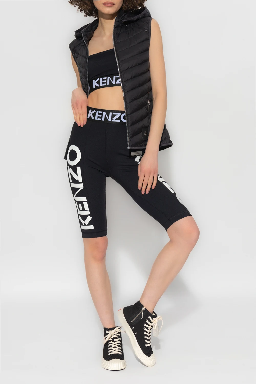 Krótkie legginsy z logo