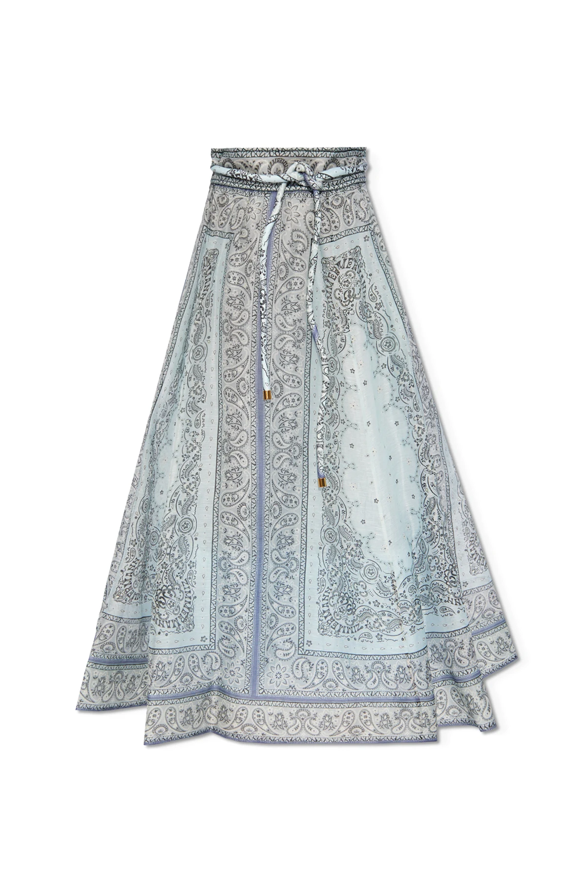 Skirt with paisley motif