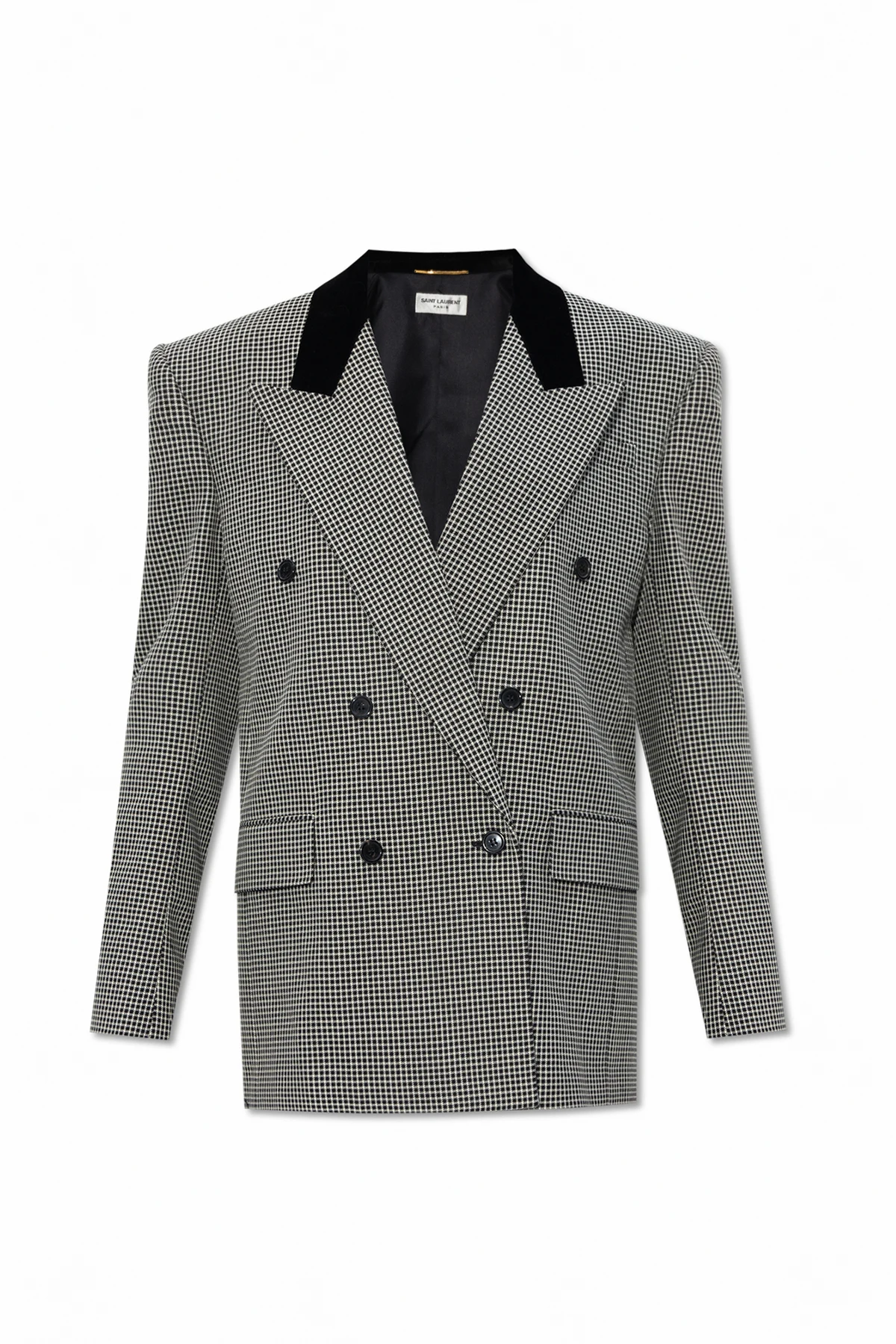 Checked blazer