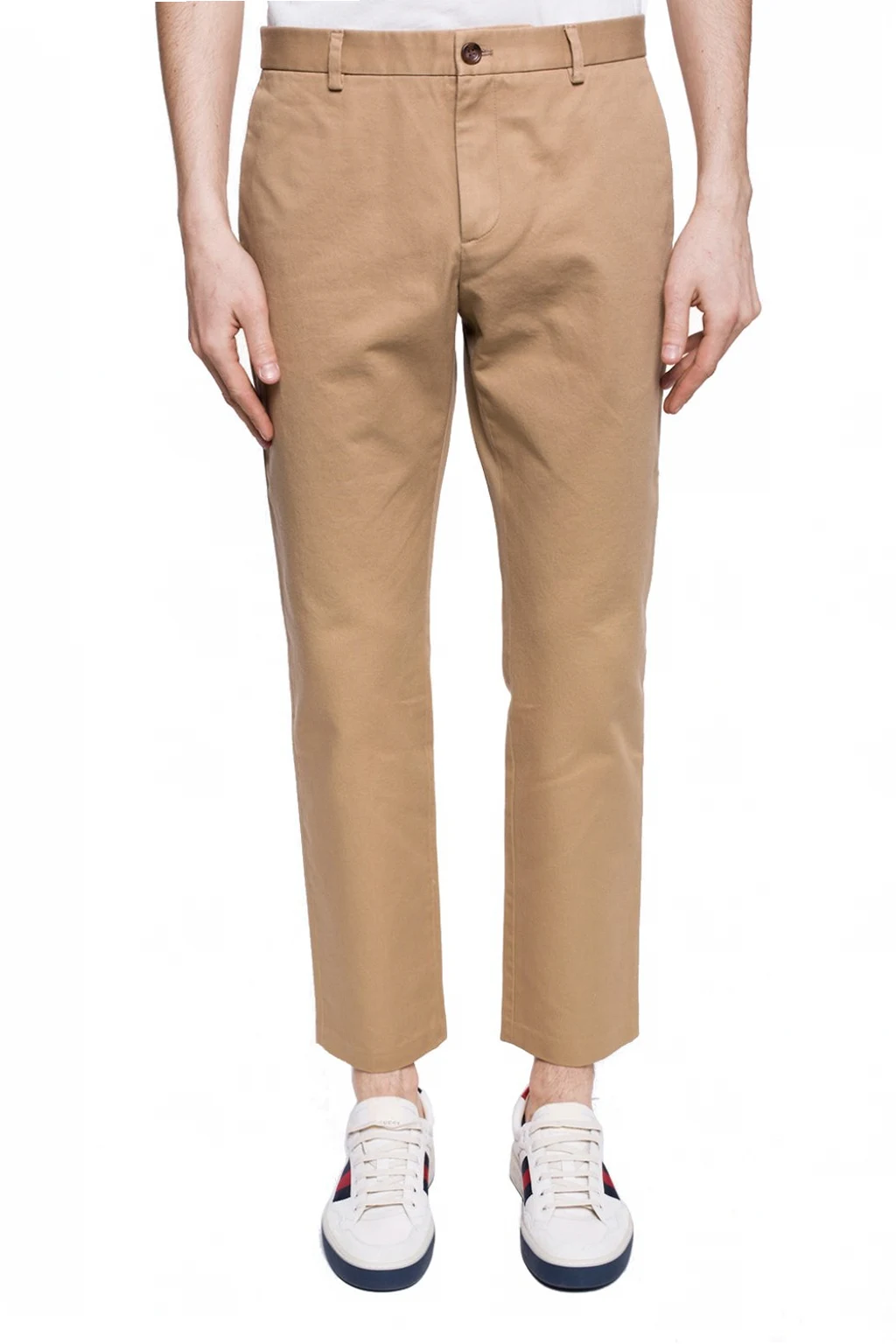 Logo-stitched trousers