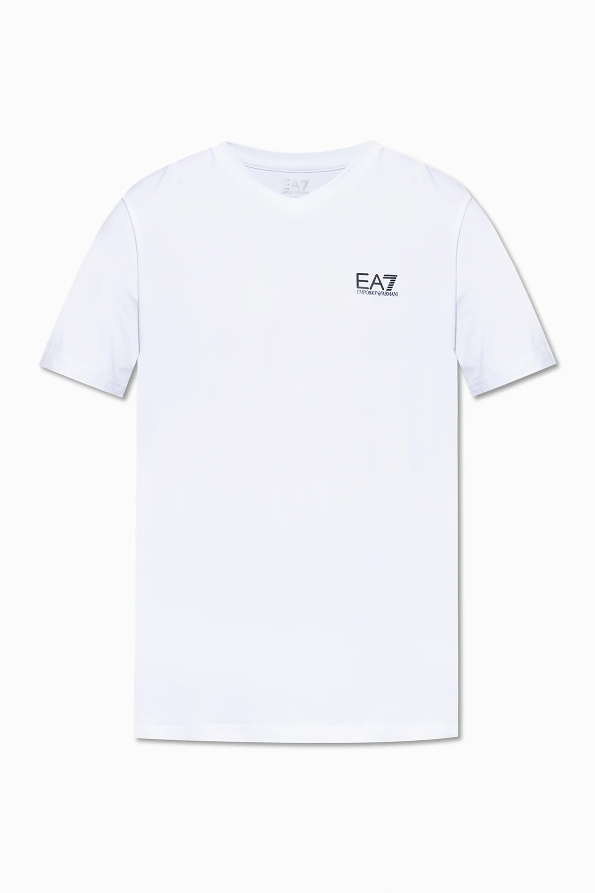 T-shirt z dekoltem w serek